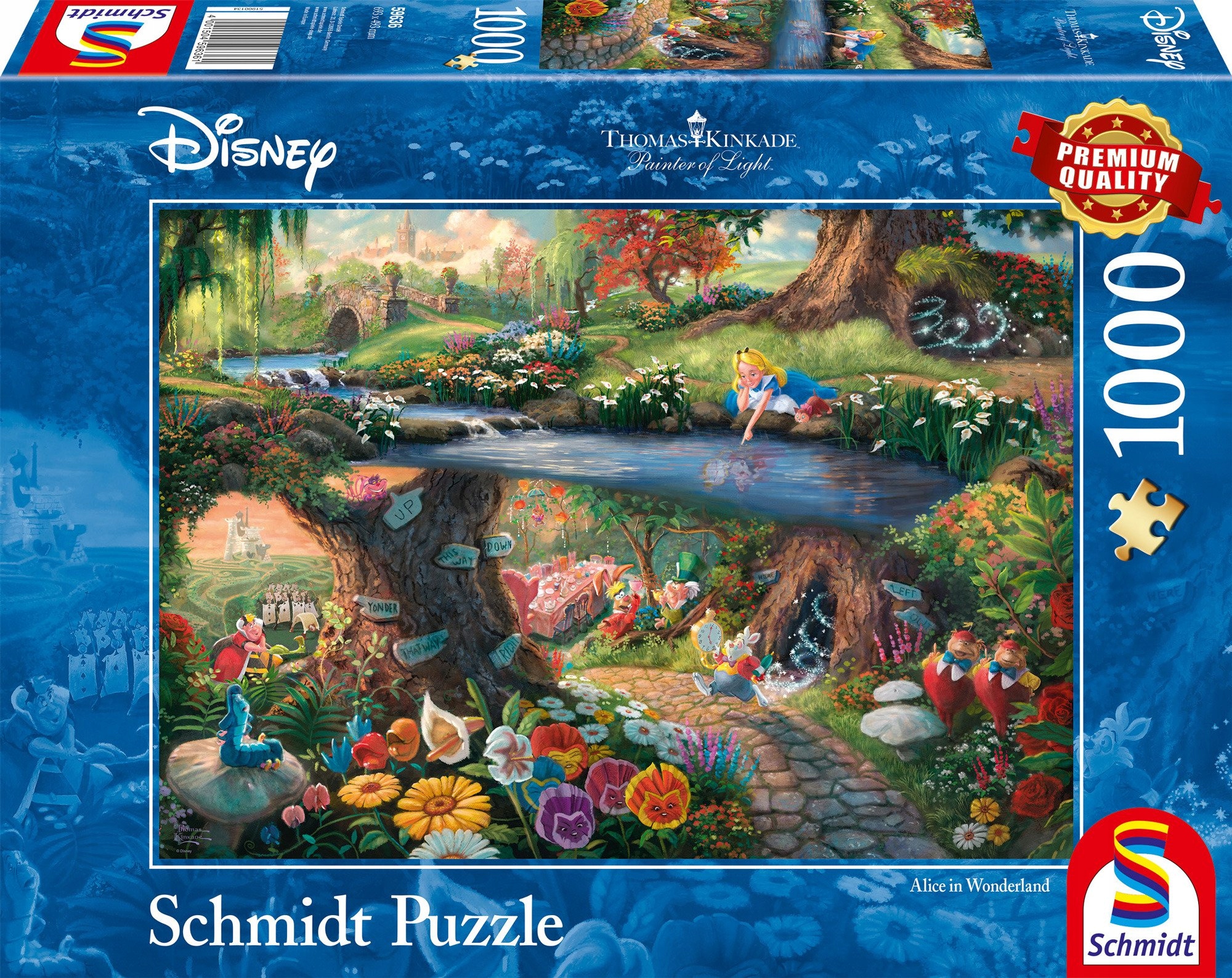 

Pq Puzzle 1000 Kinkade Alicja w Krainie Czarów