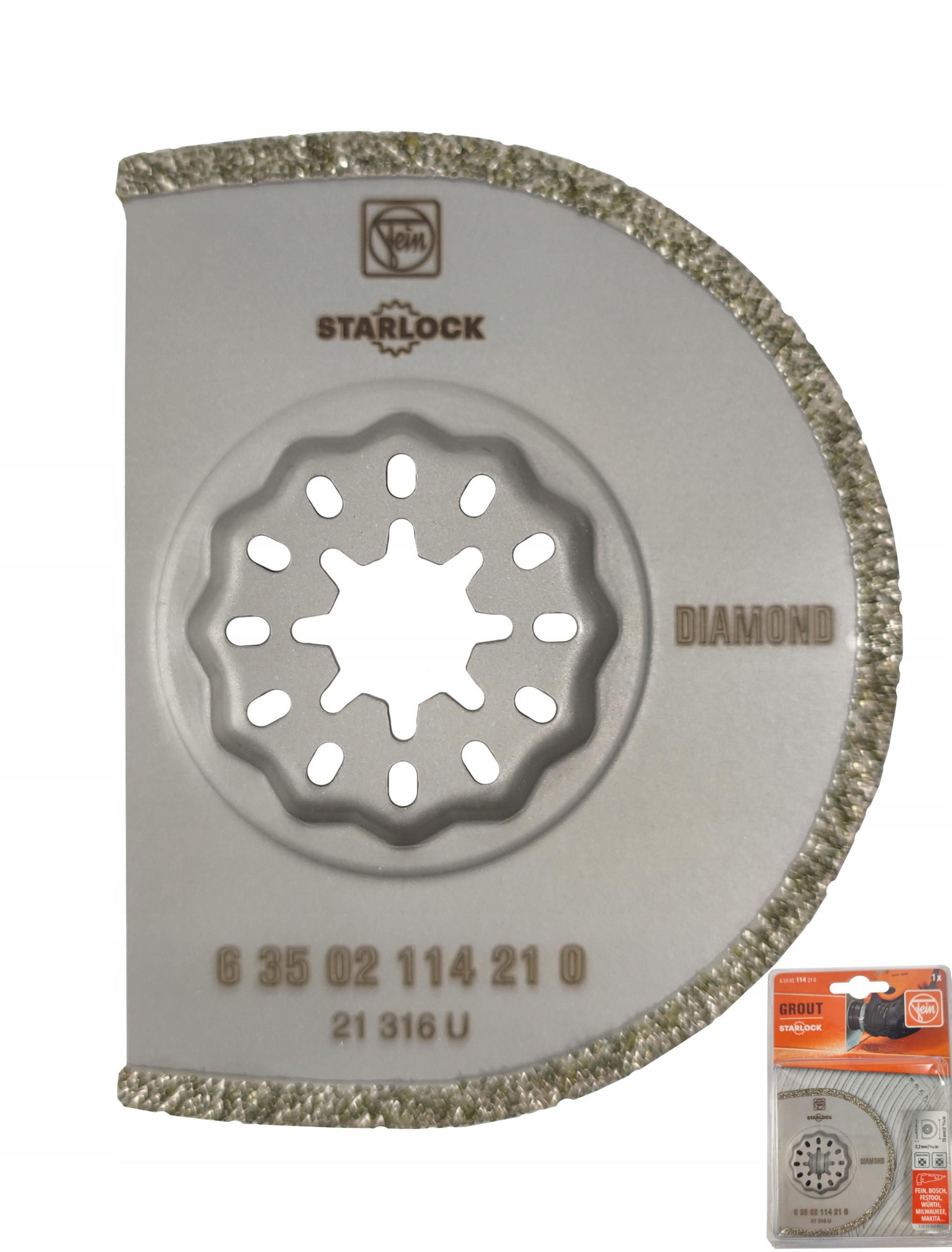 

Fein brzeszczot tarcza segmentowa diamentowa 75 mm