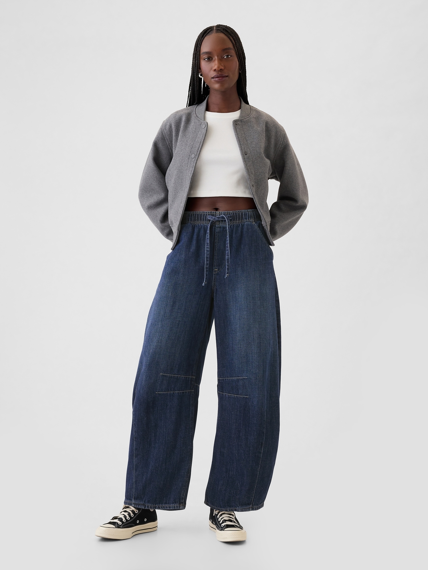 Gap Džíny Mid Rise Easy Horseshoe
