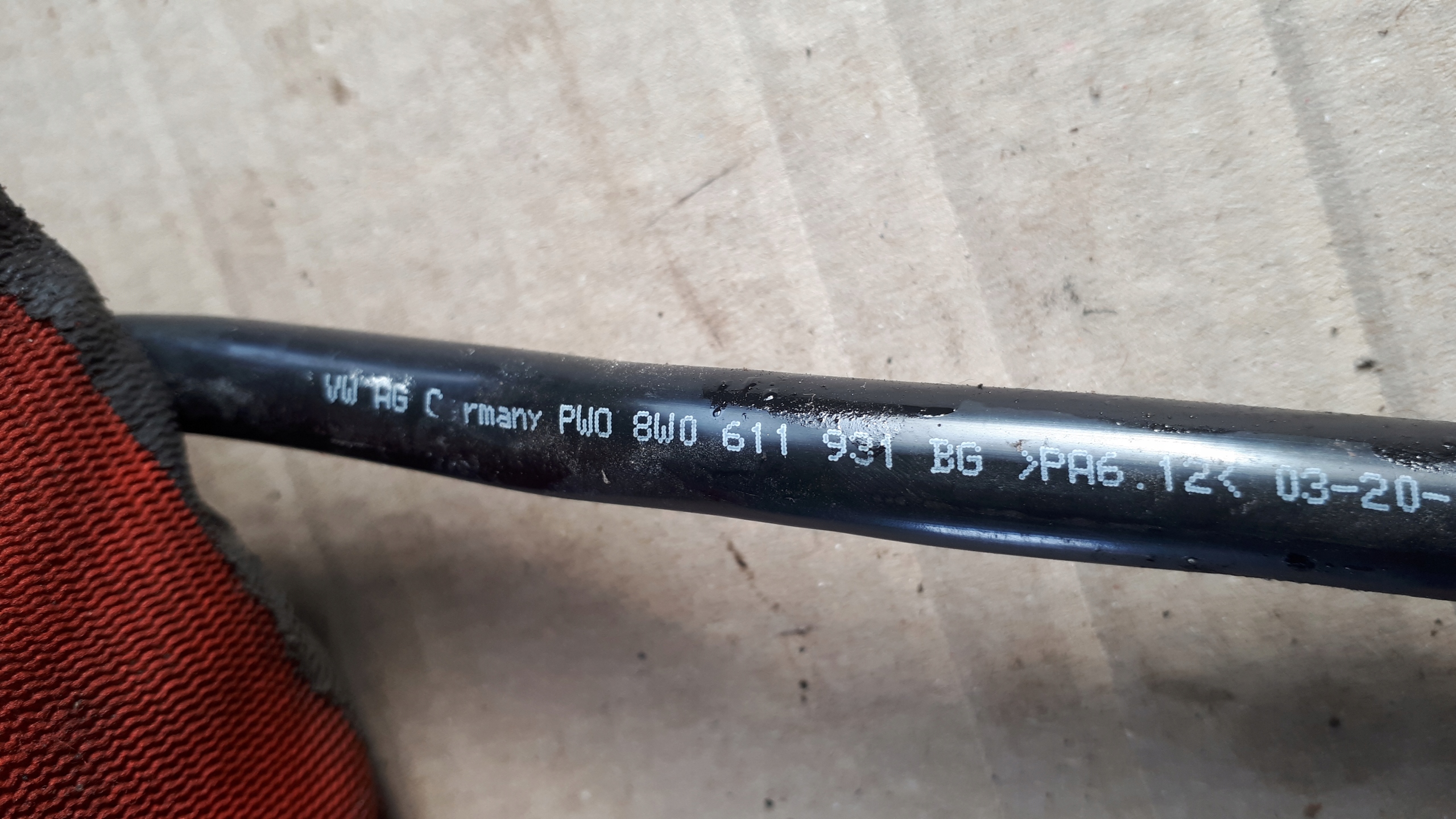S4 B9 A4 8W hose vacual 3.0 TFSI S5 8W A5
