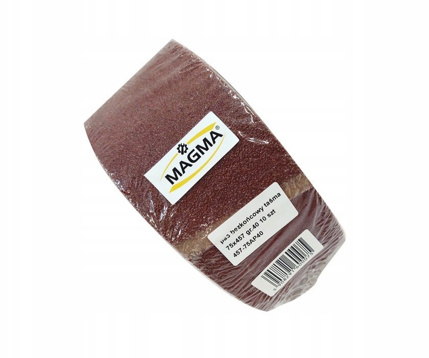 10 szt Taśma pasy bezkońcowe 75X457 granulacja 40