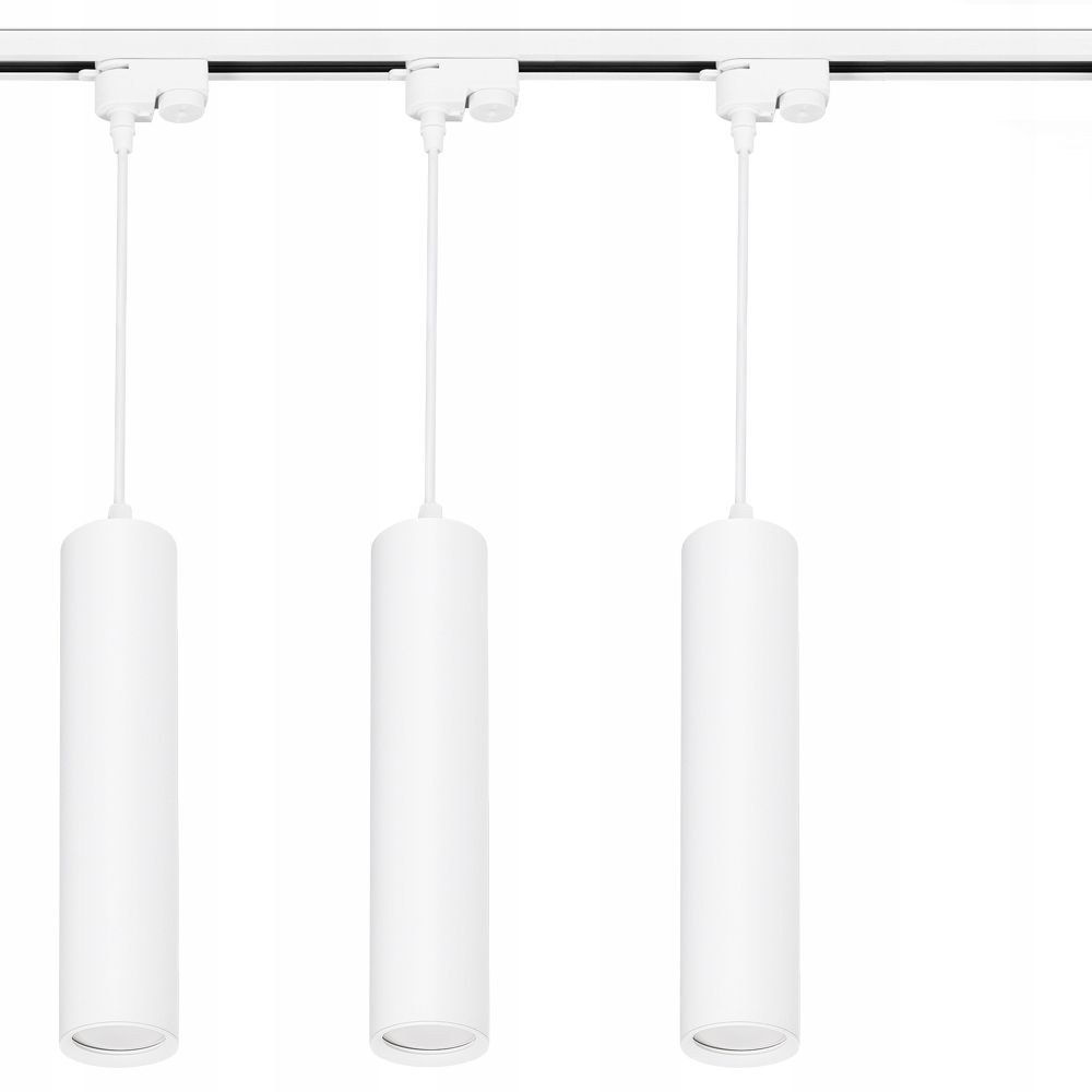 Závěsná lampa Žirando Tuby Metal Led GU10 3 x Bílá