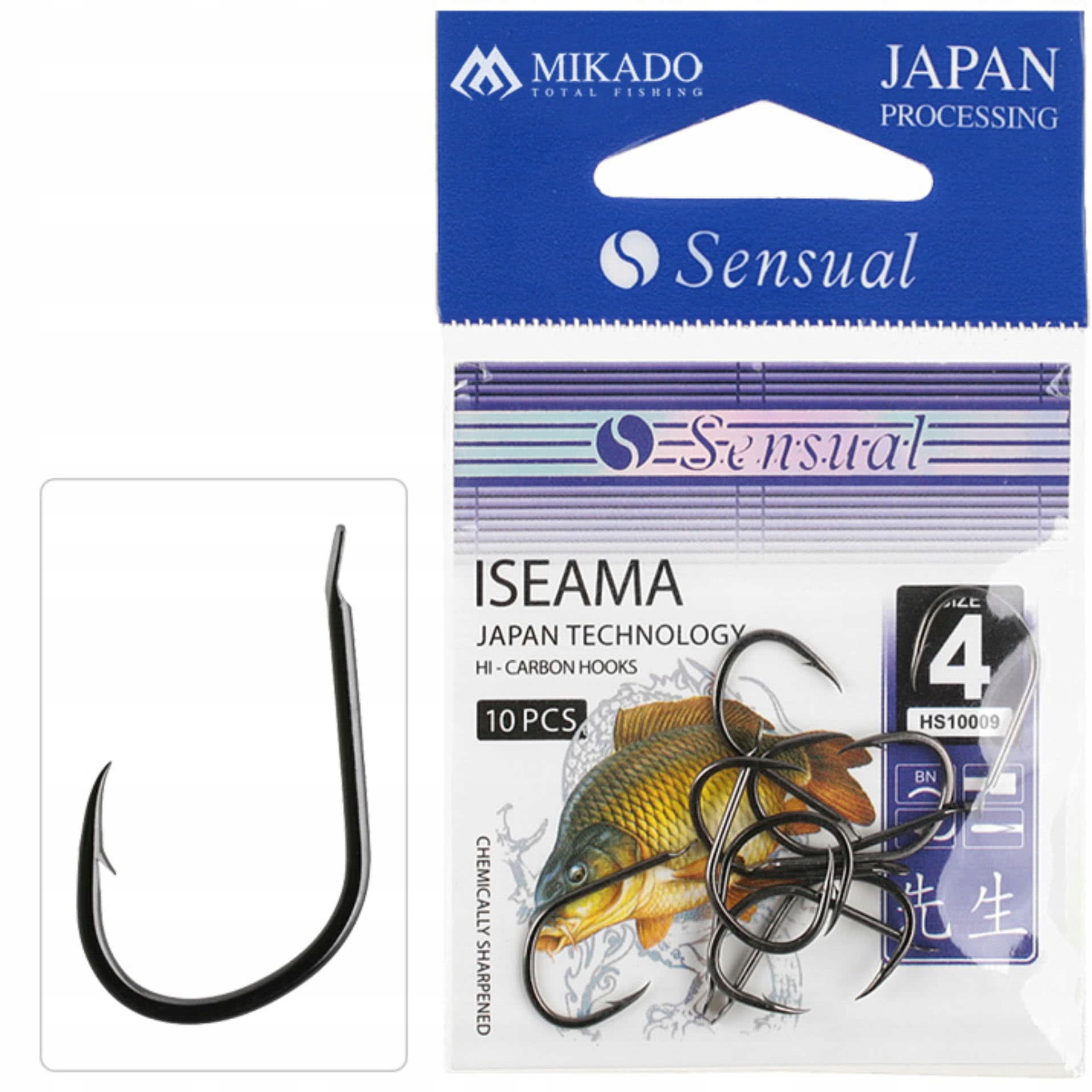 Haczyk Sensual Iseama nr 8 Bn op.10szt.