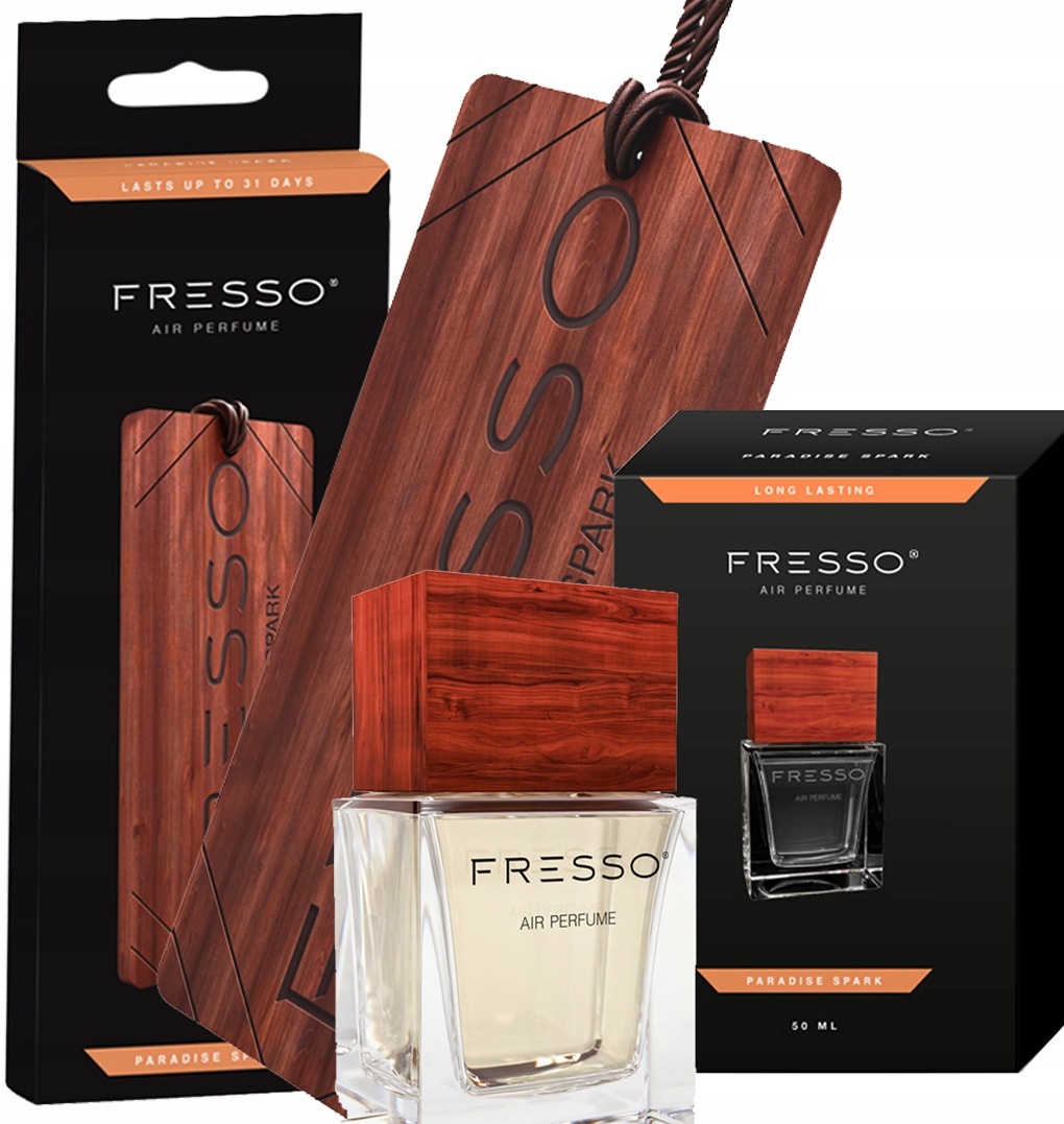 

Zestaw Fresso Paradise Spark perfumy zawieszka