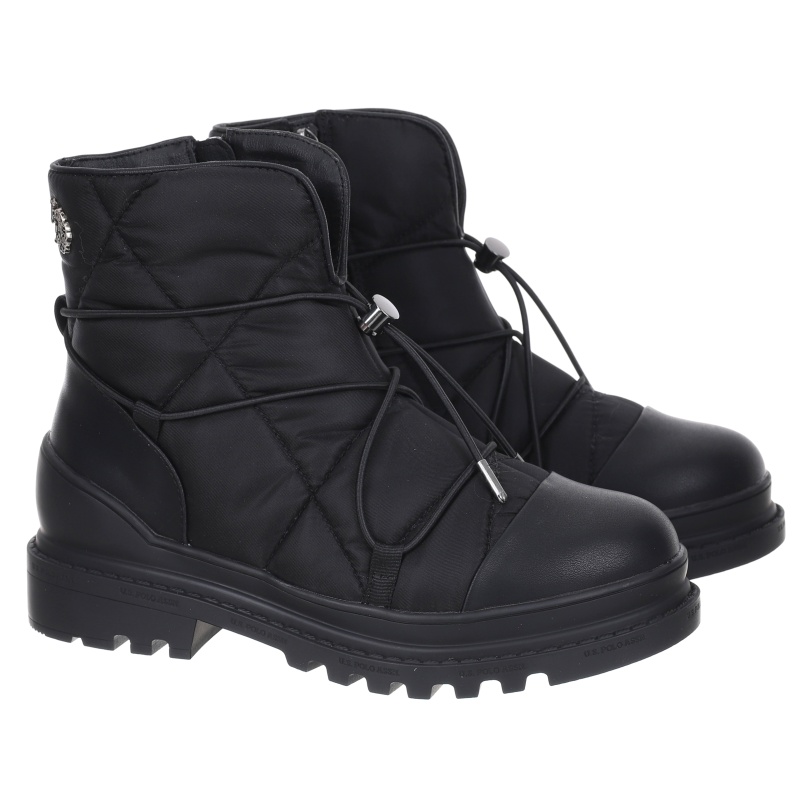 Dámské kotníkové boty U.s. Polo Assn. BRUNA011-BLK černé VEL.38