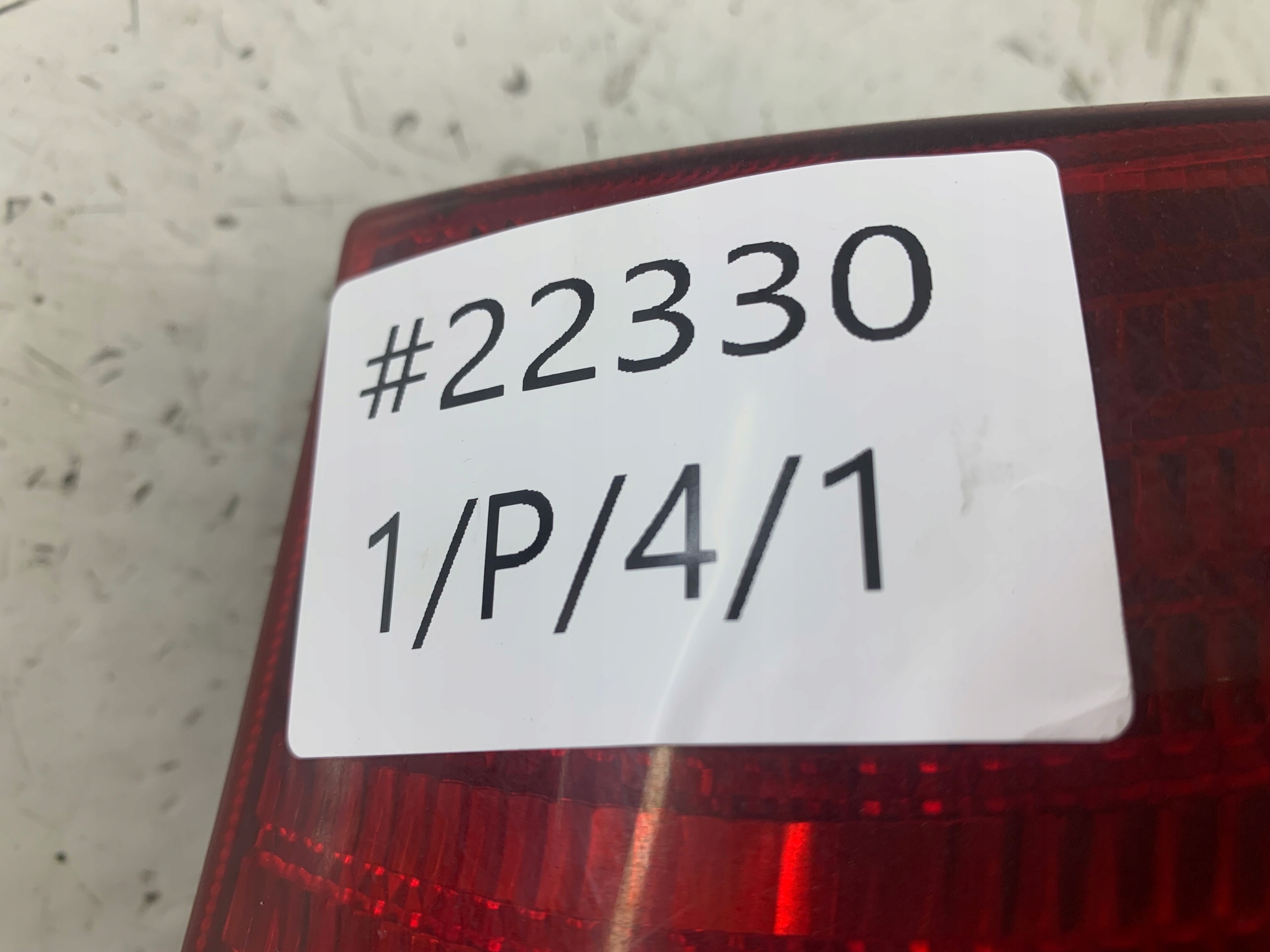 VW LUPO AROSA light left rear part rear
