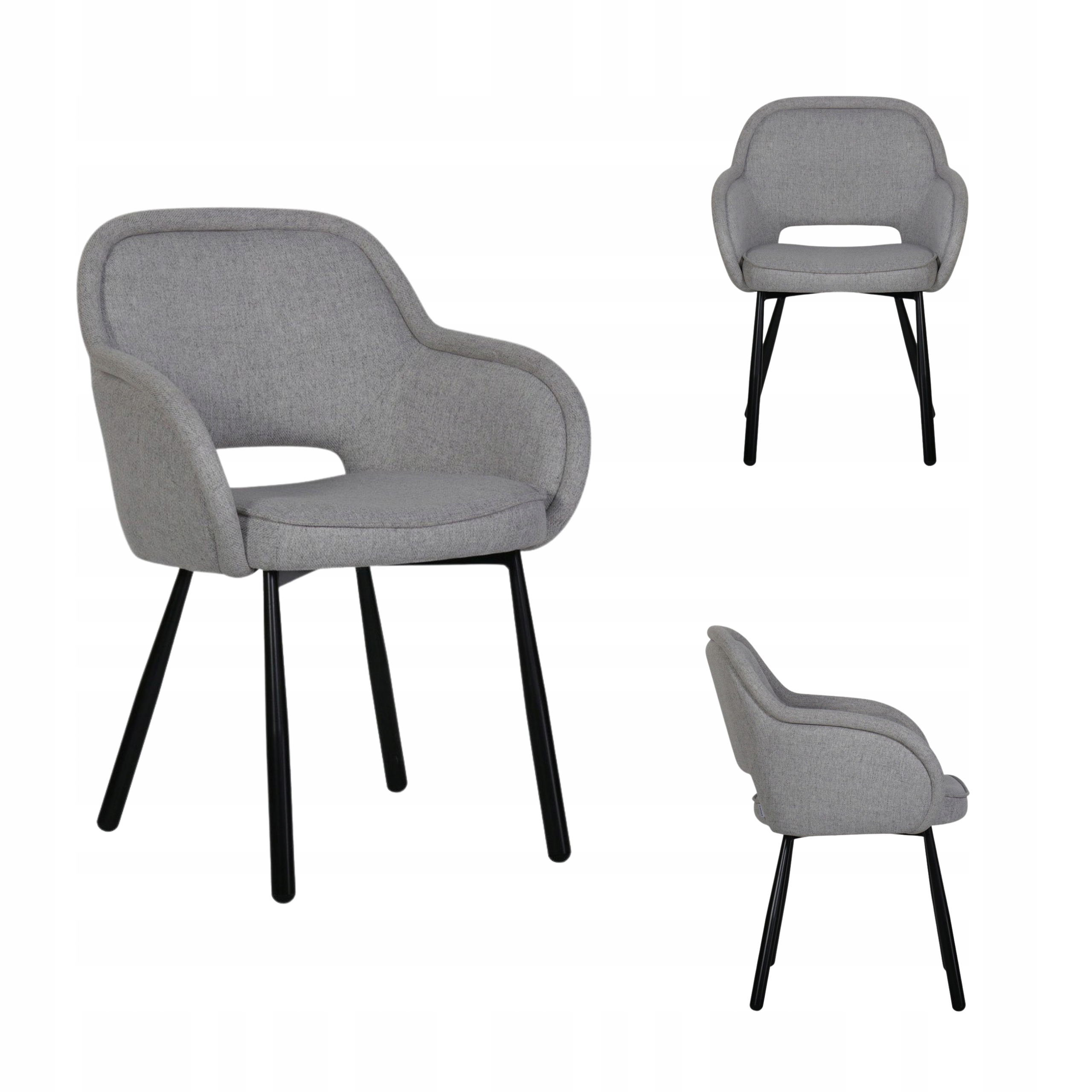 Stolička Campea šedá 62x61x84 cm Homla