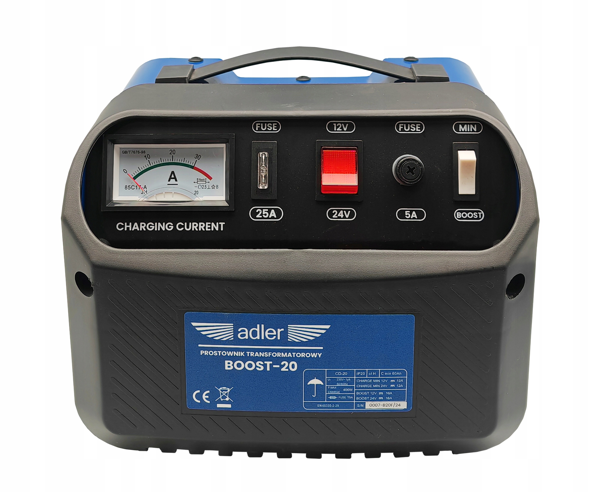 Adler Transformátorový usměrňovač BOOST-20