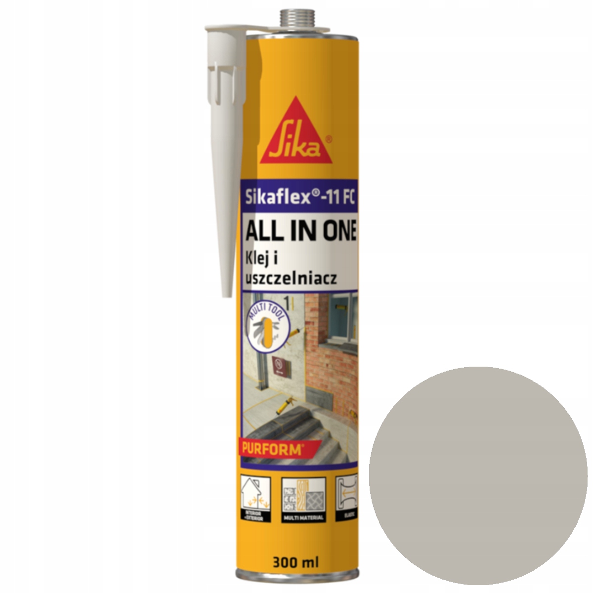 SIKA SIKAFLEX 11FC PURM SZARY 300ml