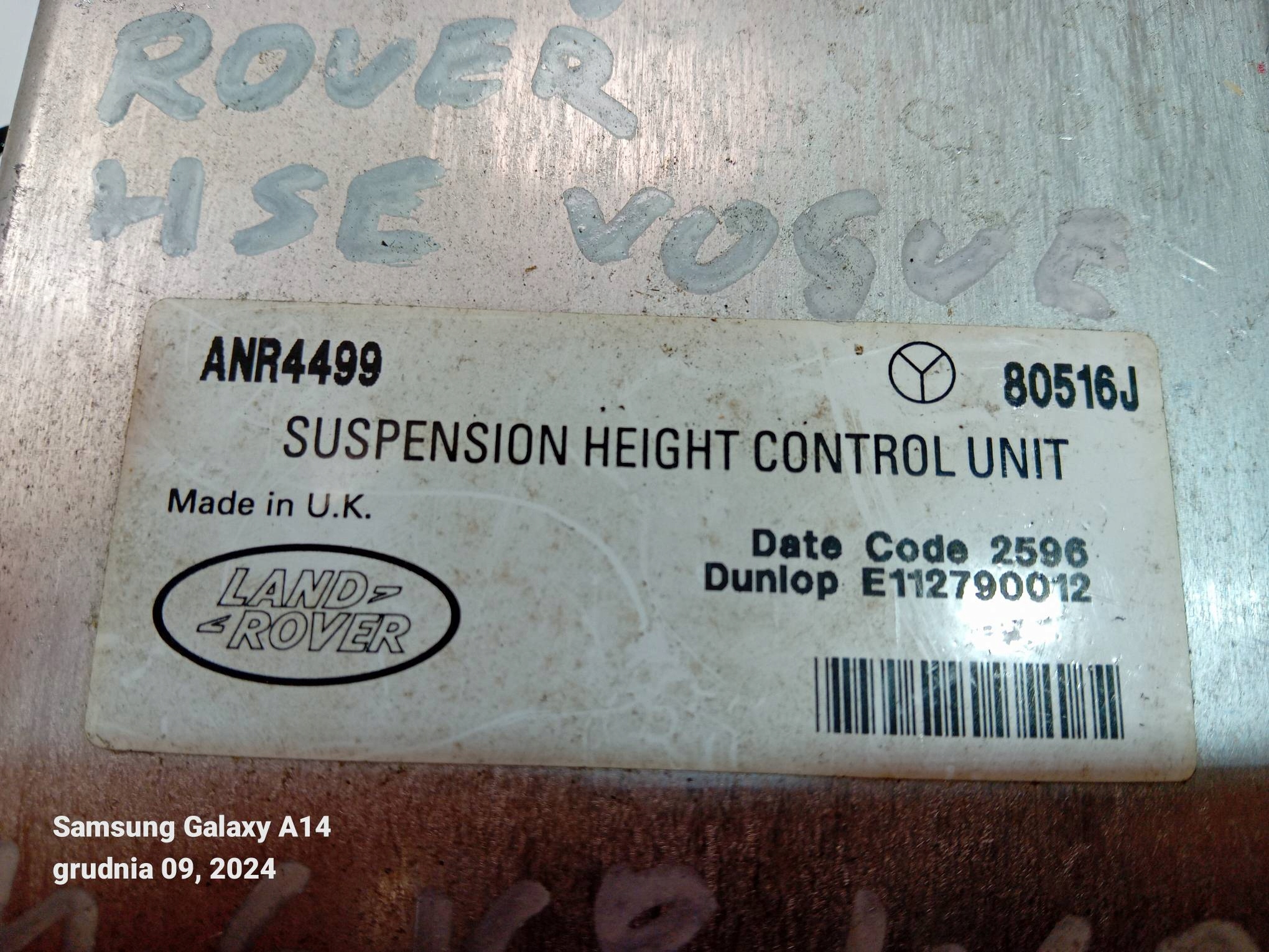 Computer DES MOTORS ECU E112790012 4.6 RANGE ROVER