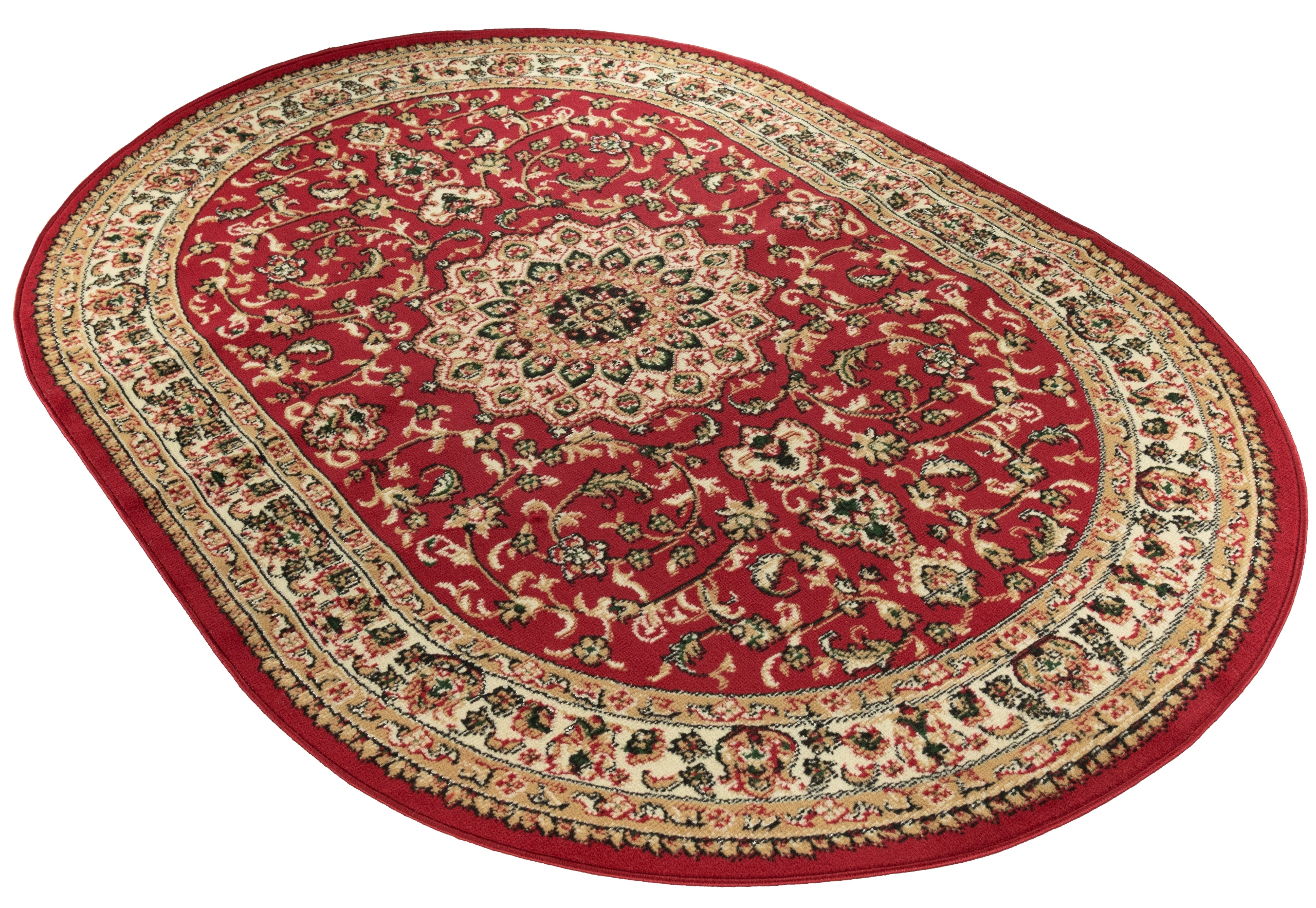 Koberec Oval Bcf 200x300 Klasické Módní Solidní Turecké Koberce 24r