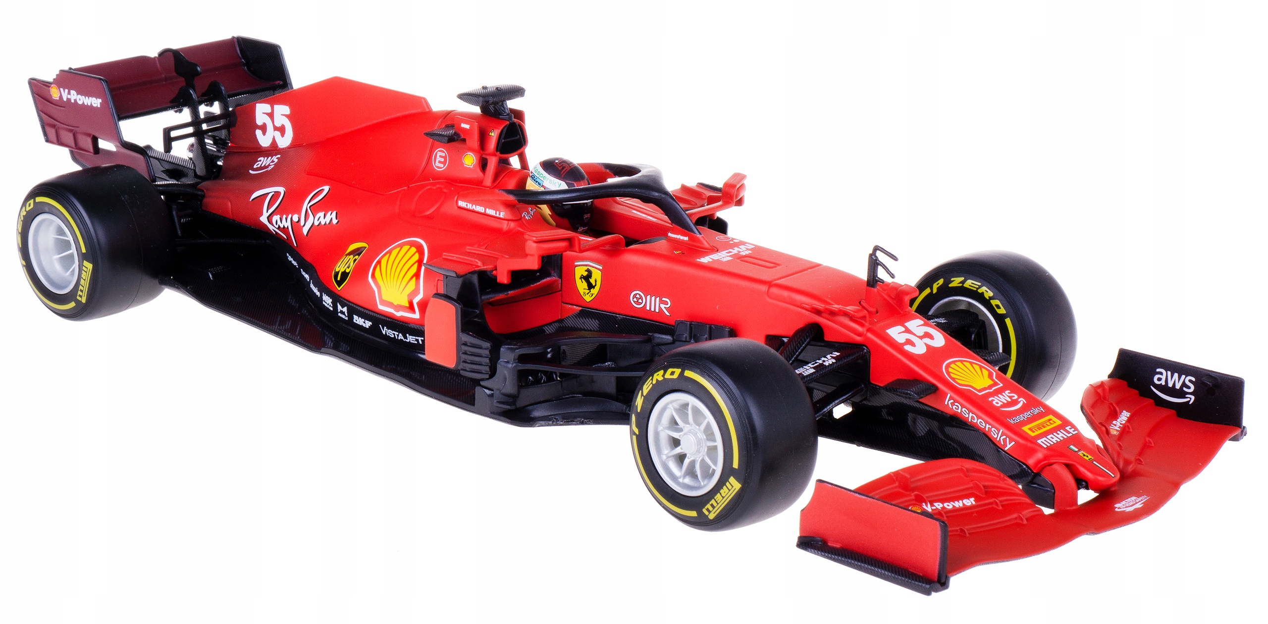 Ferrari SF21 Bolid F1 Bburago 1:18 #55 C.sainz