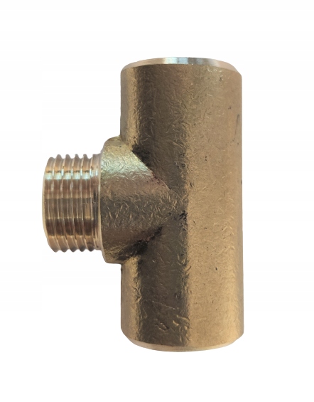 

Trójnik 1/2'' Mosiężny Gw/gz/gw Nyplowy Wzmacniany