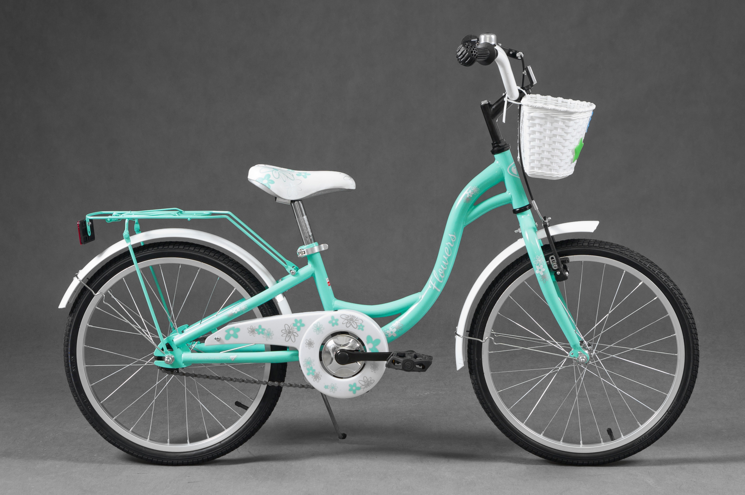 Polski ROWER 20" FLOWERS ROWEREK for girl Rodzaj przerzutki brak