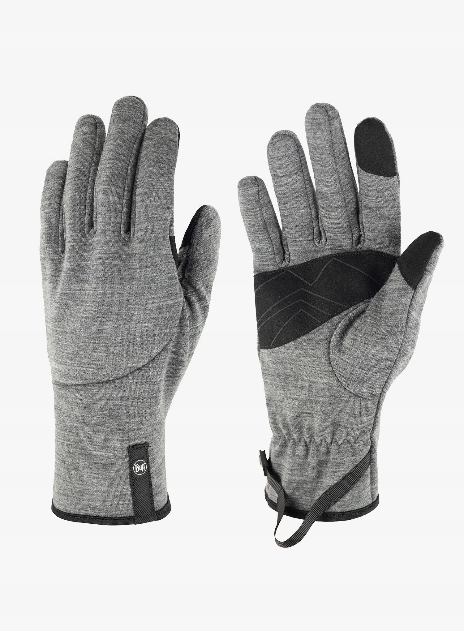 Rukavice Buff Merino Fleece Gloves šedá L