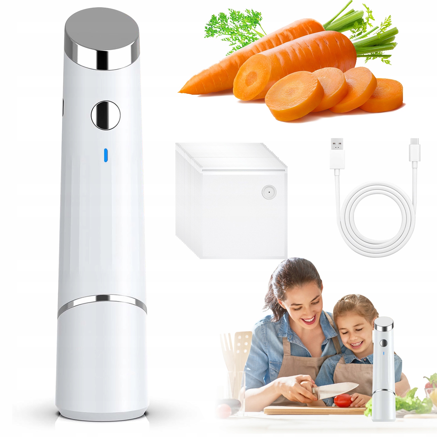 Levně Vakuová Svařovací Stroj Na Potraviny, Automatický Balicí Stroj, 4 L, Přenosný