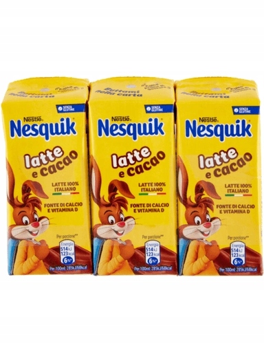Levně 5x Mléčně kakaový nápoj Latte e Cacao Nesquik 3x180 ml Nestle