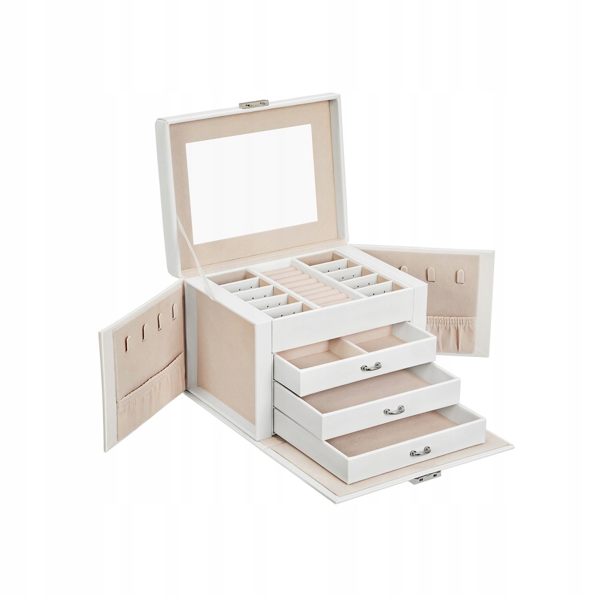 Šperkovnice Beloa I bílá