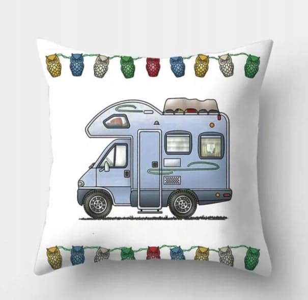 POSZEWKA NA PODUSZKĘ PRZYCZEPA HOBBY 45X45