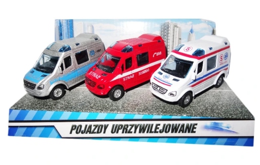 

Ambulans Karetka Pogotowia Policja Straż 19S
