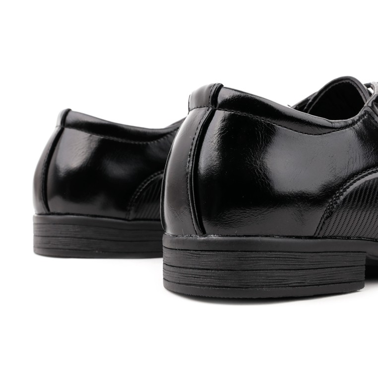 CZARNE BUTY WIZYTOWE CHŁOPIĘCE MŁODZIEŻOWE PÓŁBUTY Płeć chłopcy