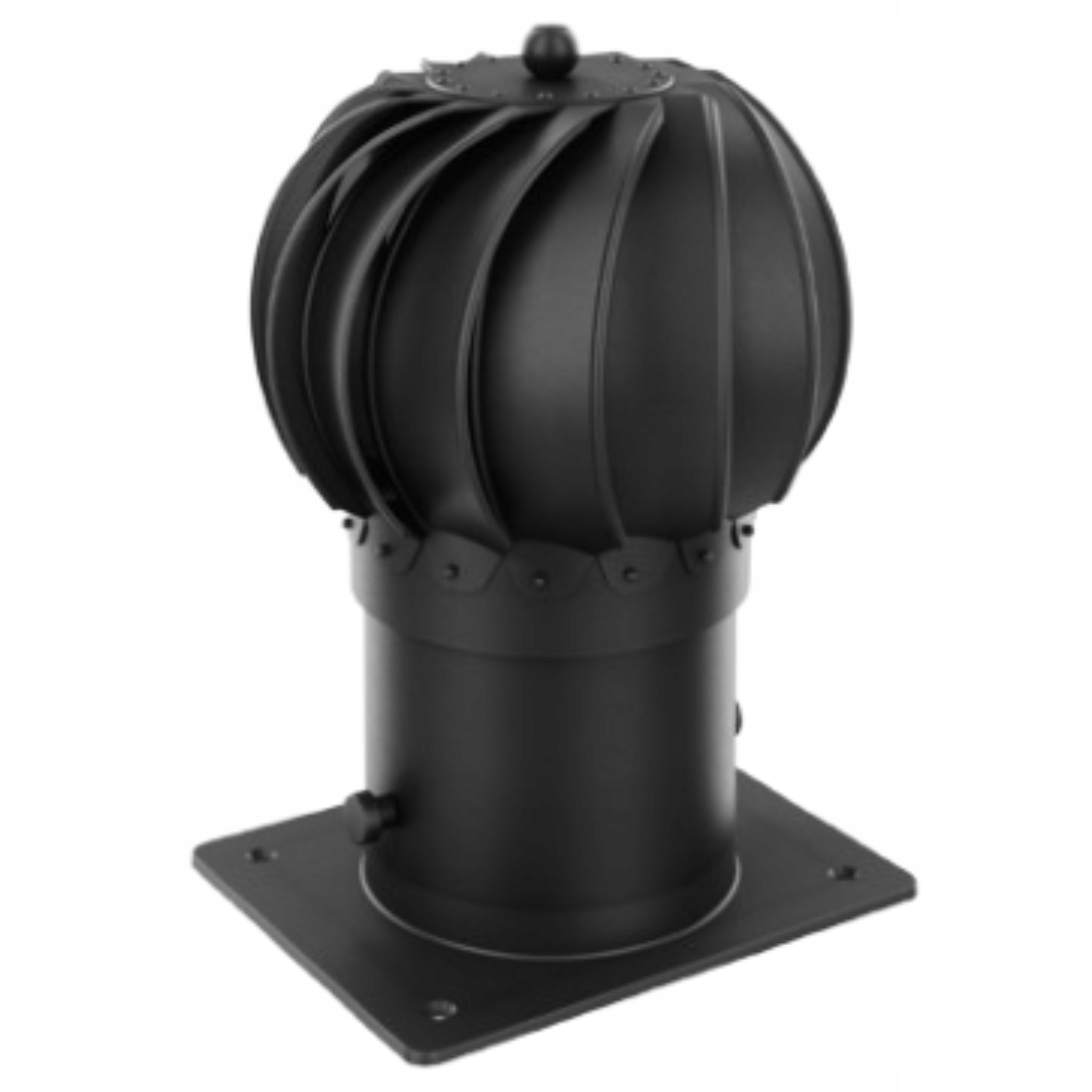 Komínová násada Otočná Pro Ventilaci s krysou fi150 Černá 9005