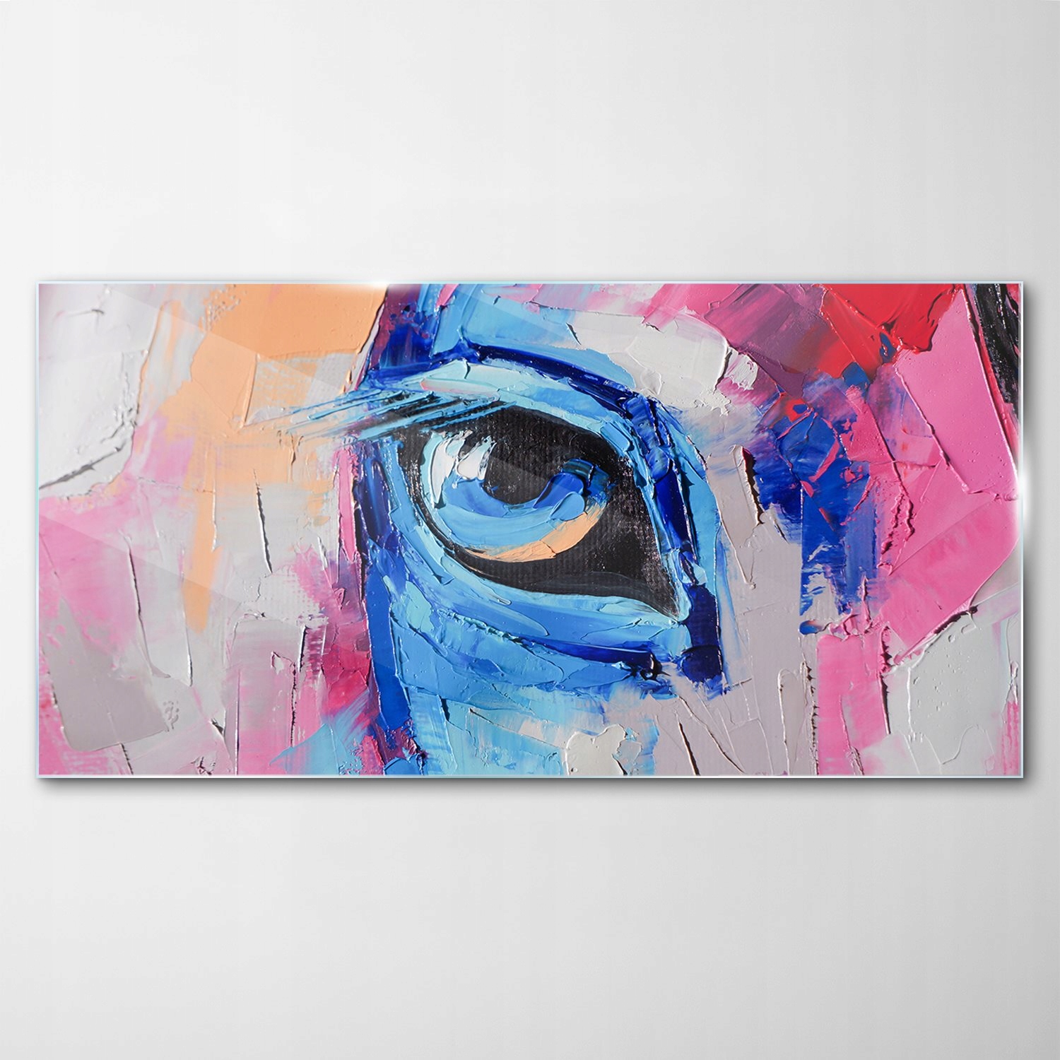 Obraz na skle Dekor Kôň Portrét Zviera 120x60