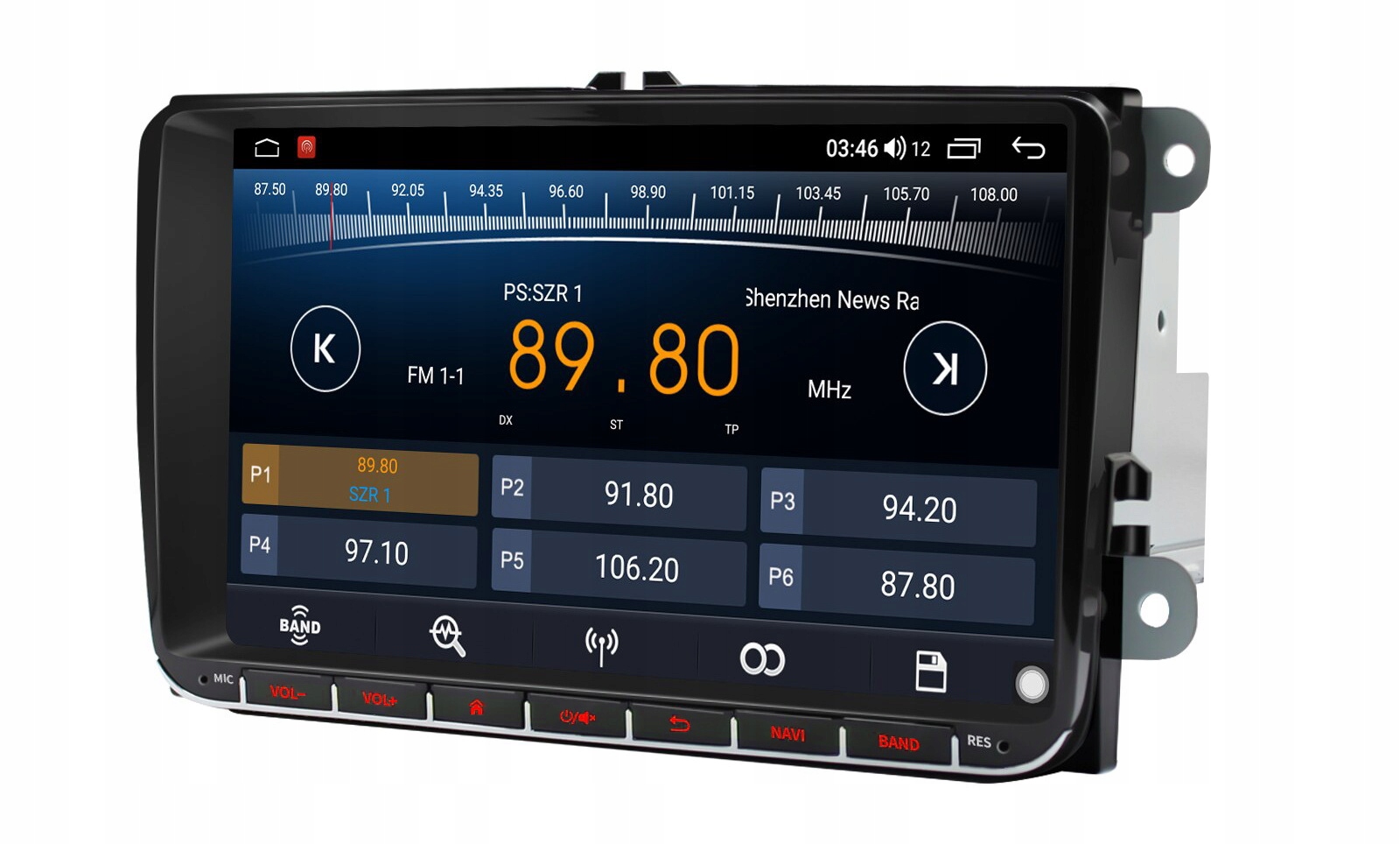 Radio Samochodowe, Android 10 ekran 9" do Volkswagen, Seat, Skoda Model 402