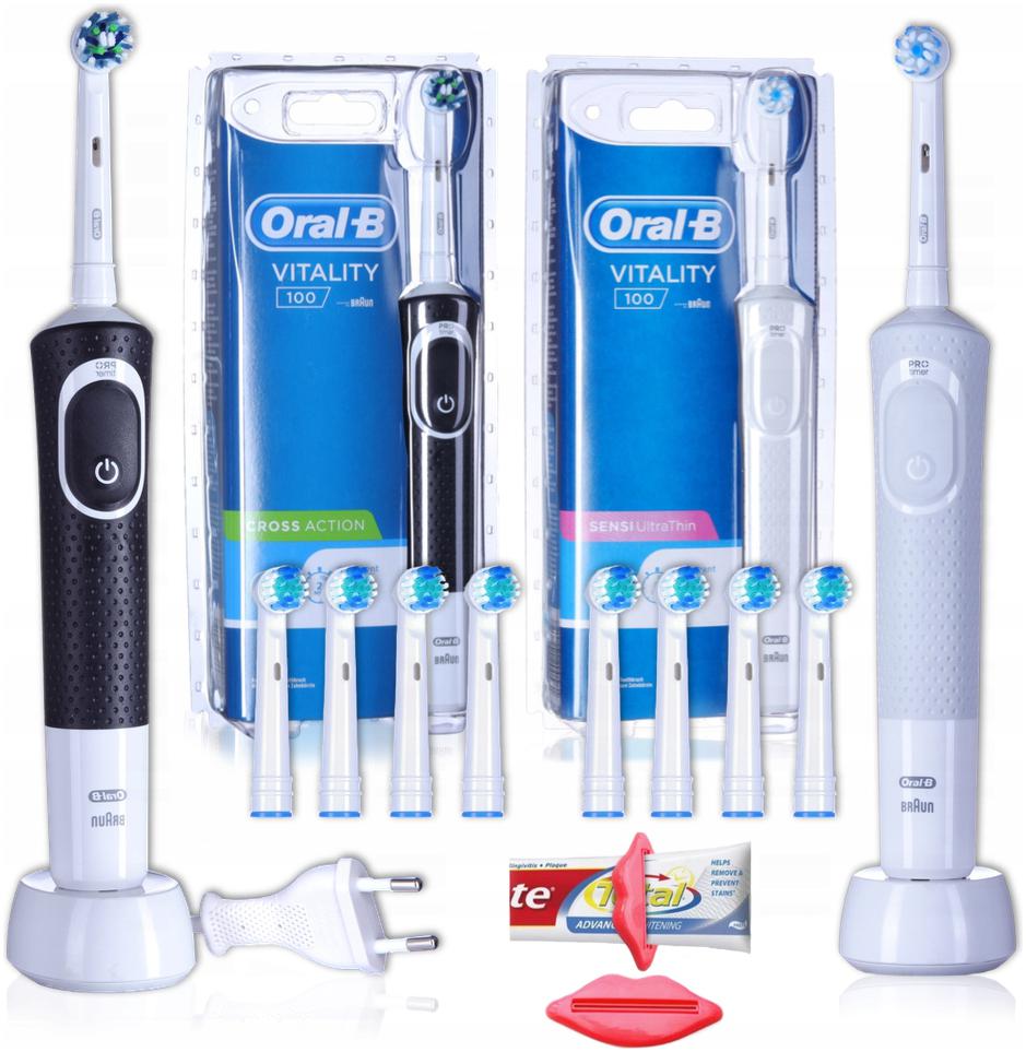 

2x Szczoteczka Elektryczna Vitality 100 + Gratis