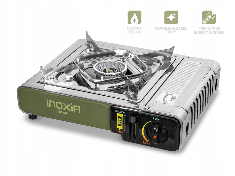 Delphin Plynový Vařič Inoxia