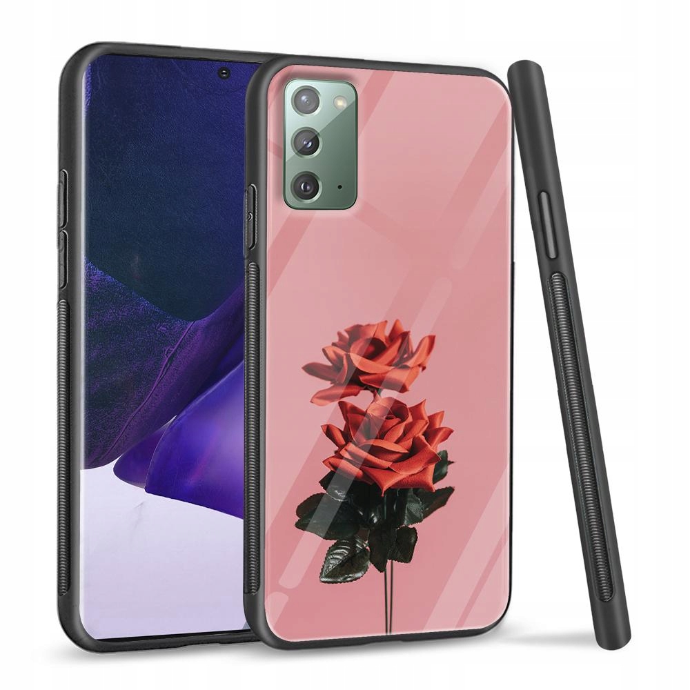 

Etui Szklane Róże do Samsung Note 20