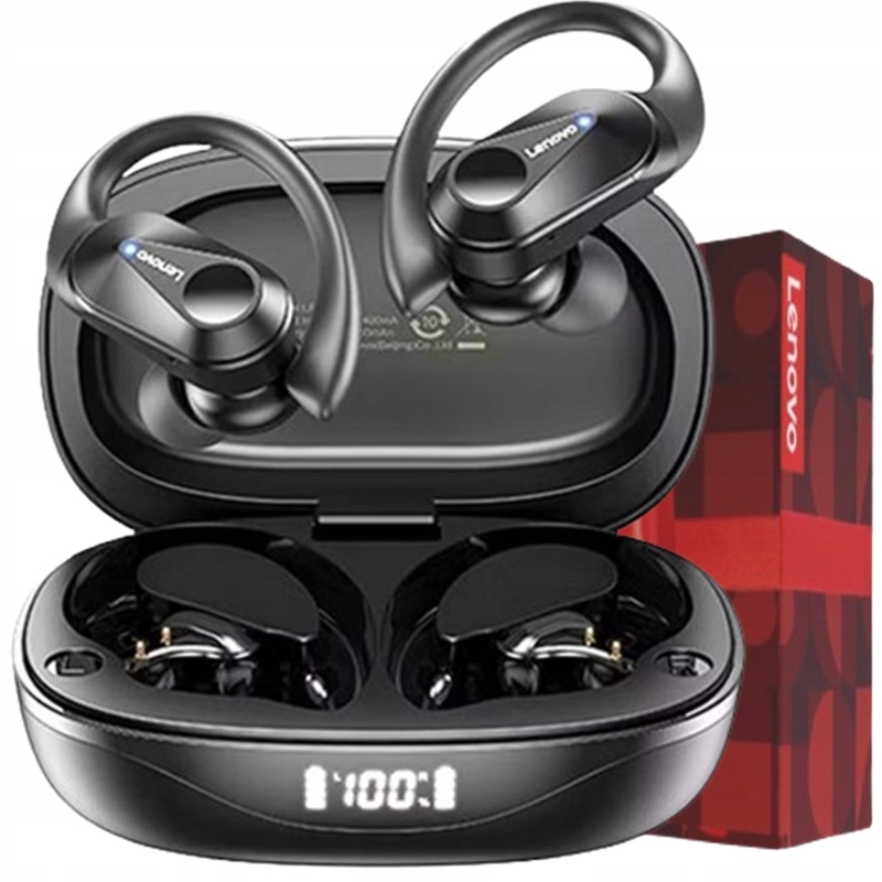 Słuchawki bezprzewodowe douszne Lenovo LP75 Lenovo Czarne