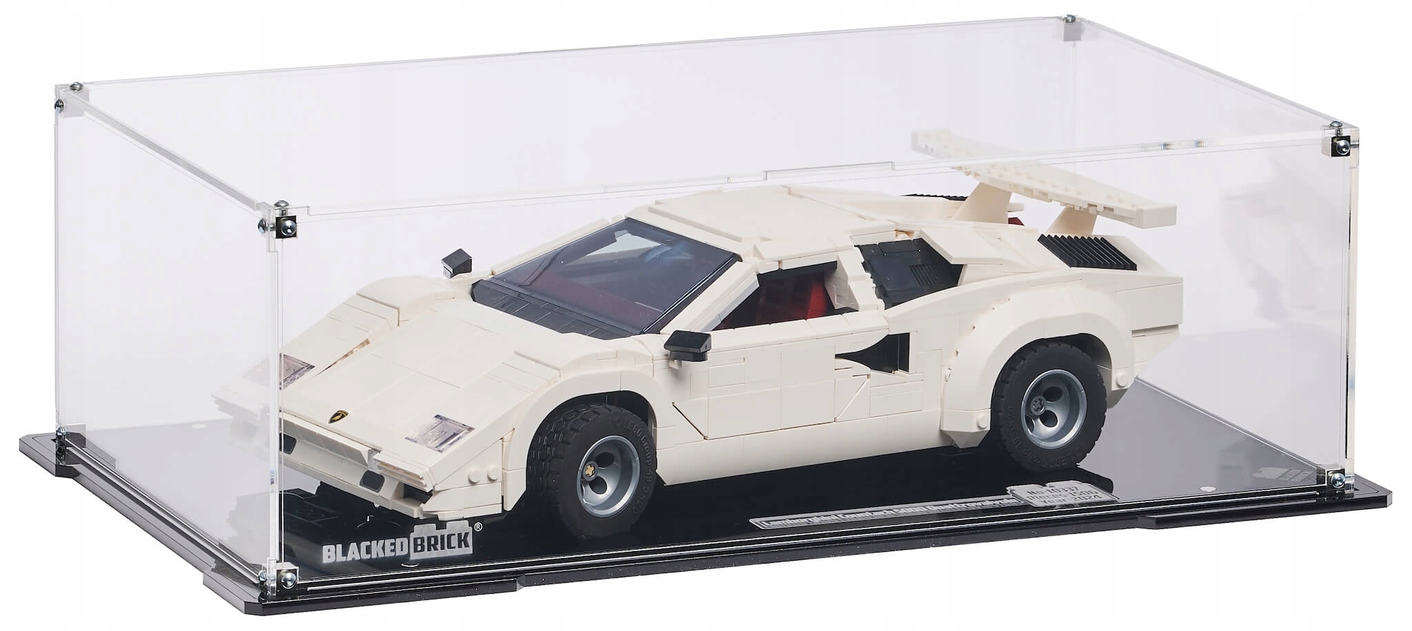 Vitrína Blacked Brick pre Lego 10337 Icons Lamborghini Countach 5000