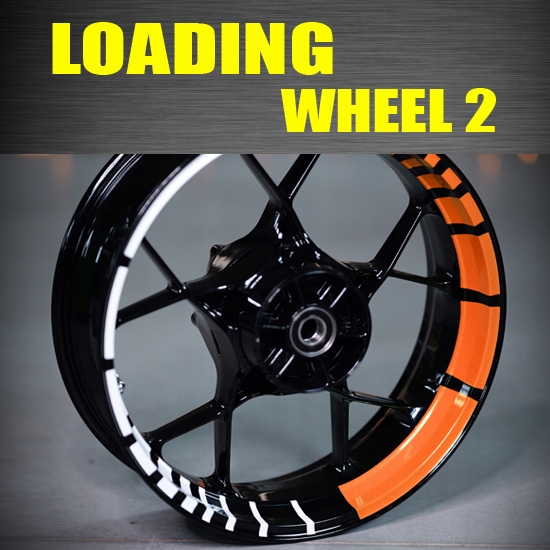 Loading Wheel 2 Samolepky pásky na kola ráfky SuperMOTO pro Ktm