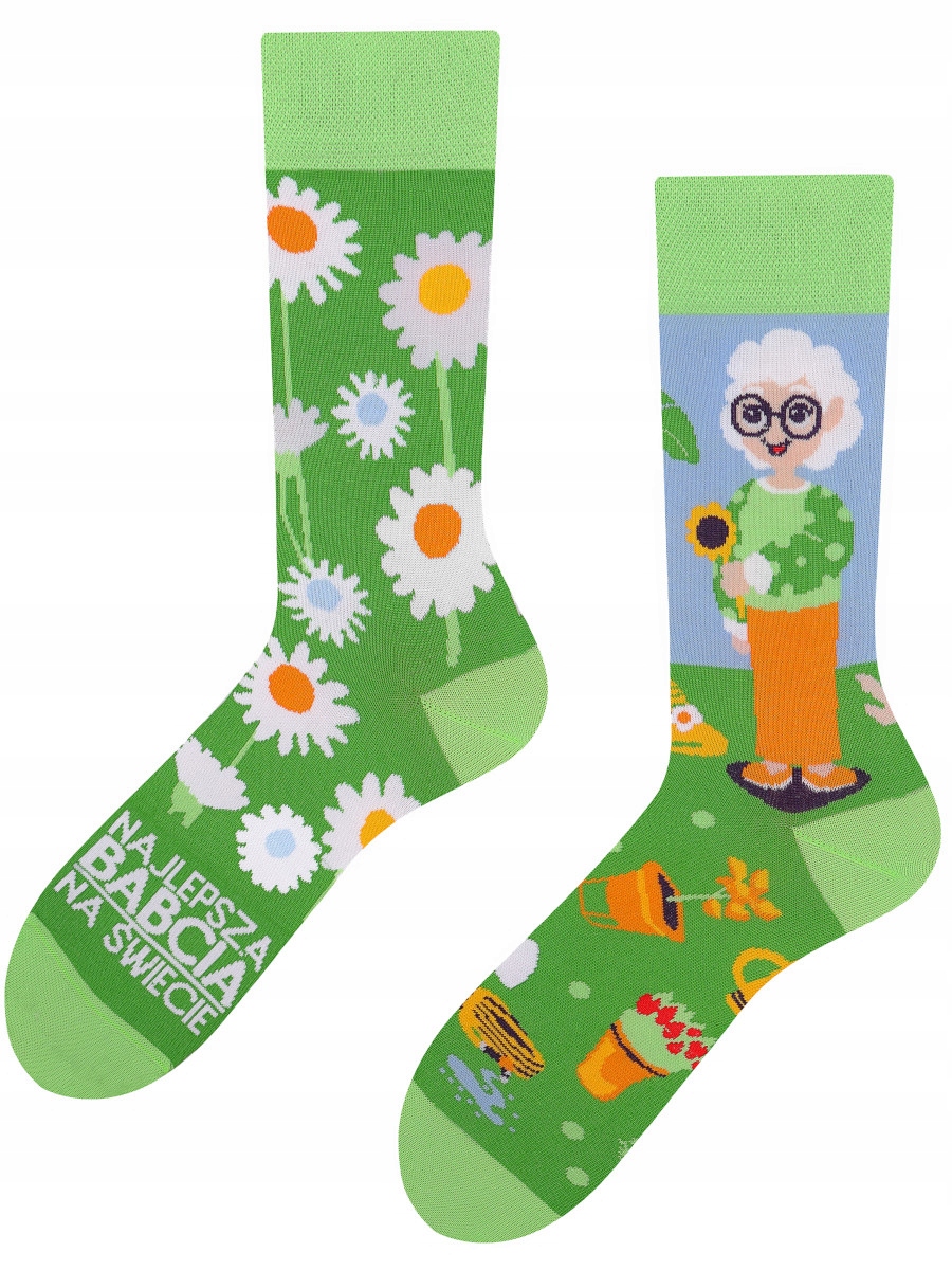 

Kolorowe skarpety Todo Socks My dear Grandma 35-38