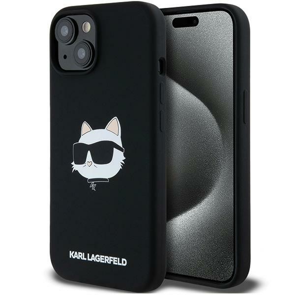 Pouzdro pro iPhone 15 Plus Karl Lagerfeld MagSafe Černé