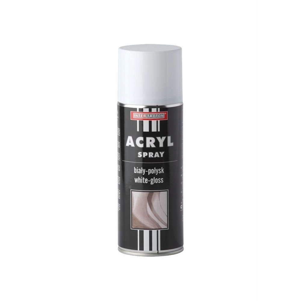 

Lakier Akrylowy Spray Biały Połysk Troton 400ml