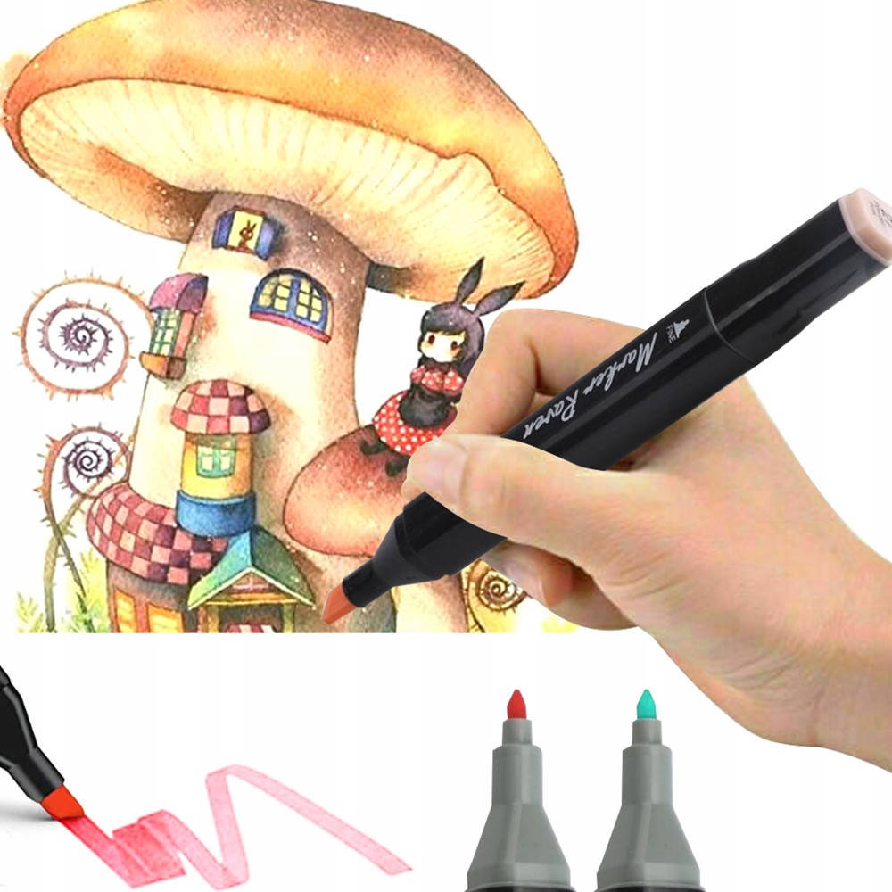 KERY DWUSTRONNE FLAMASTRY MAZAKI PISAKI 168 SZT Kod producenta ww9190