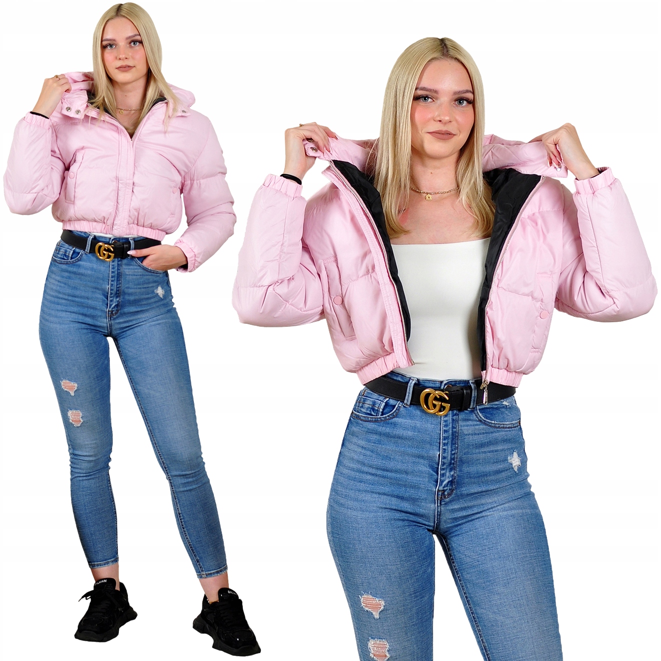 Dámská prošívaná zimní Bomber M3260-46 vel. XL