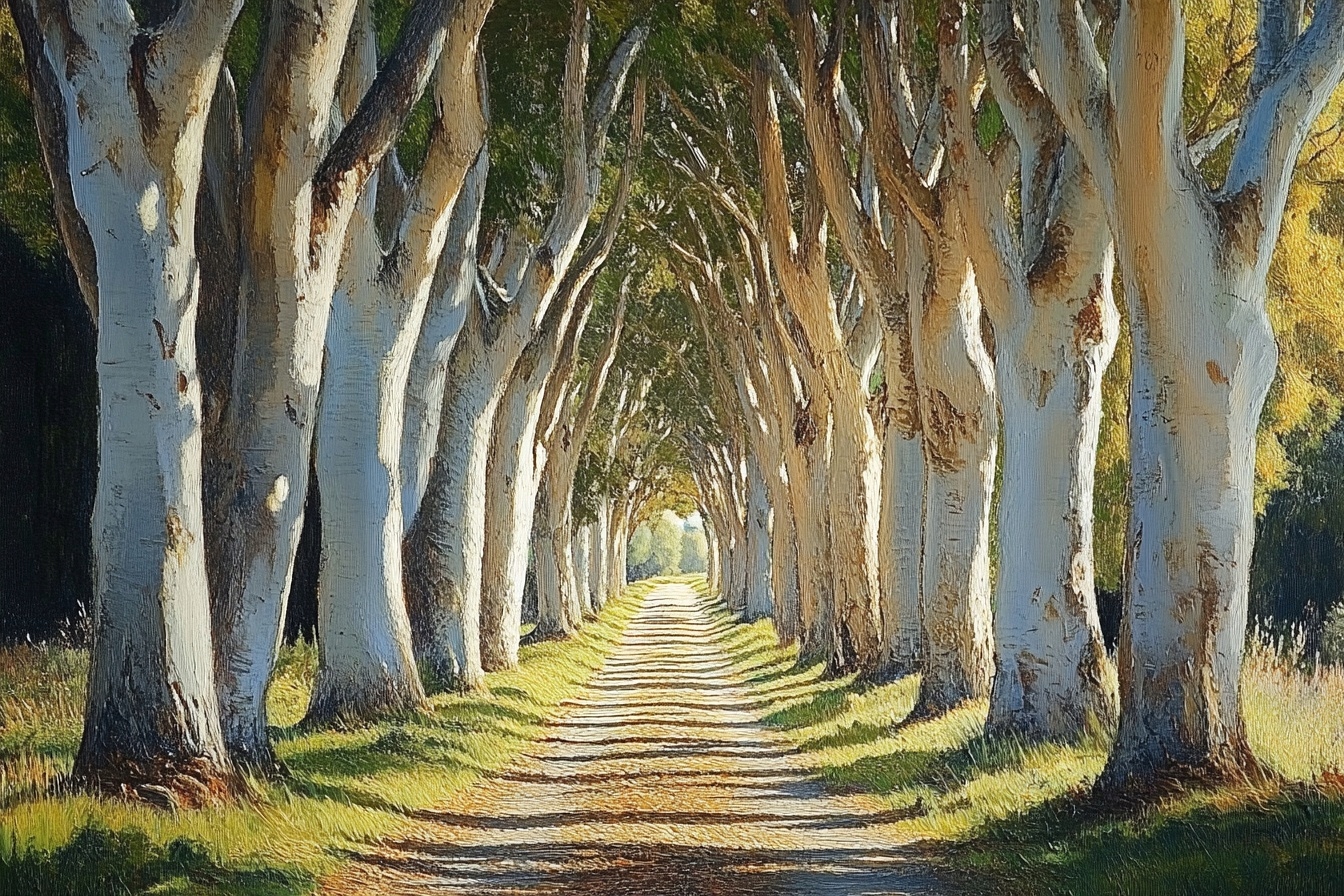 Obraz Na Plátně Canvas Aleja Stromů Cesta Les Příroda Krajina 120x80