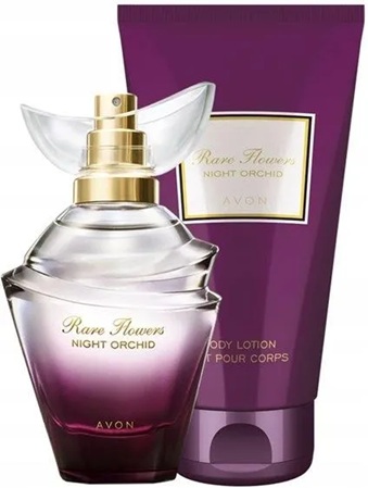 Zestaw Rare Flowers Night Orchid perfumy i balsam Avon