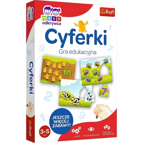 

Mały Odkrywca Cyferki. Gra edukacyjna (01946)