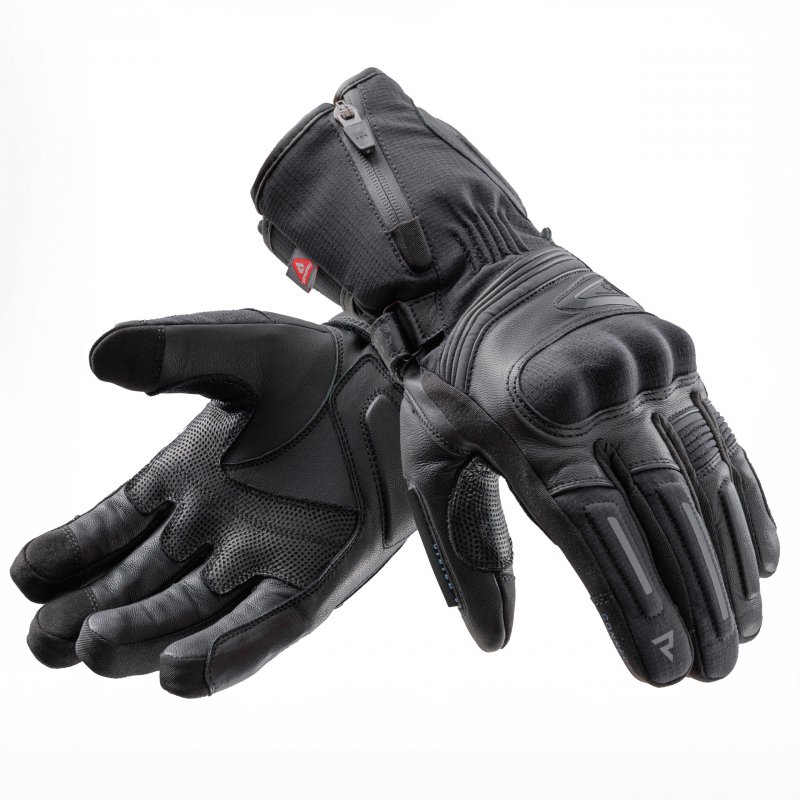 Motocyklové Rukavice Rebelhorn Summit Winter Wp Black 4XL