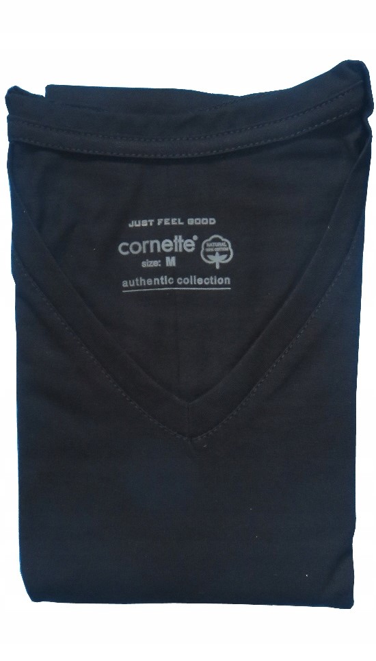 CORNETTE koszulka authentic 201 NEW czarna L Rozmiar L