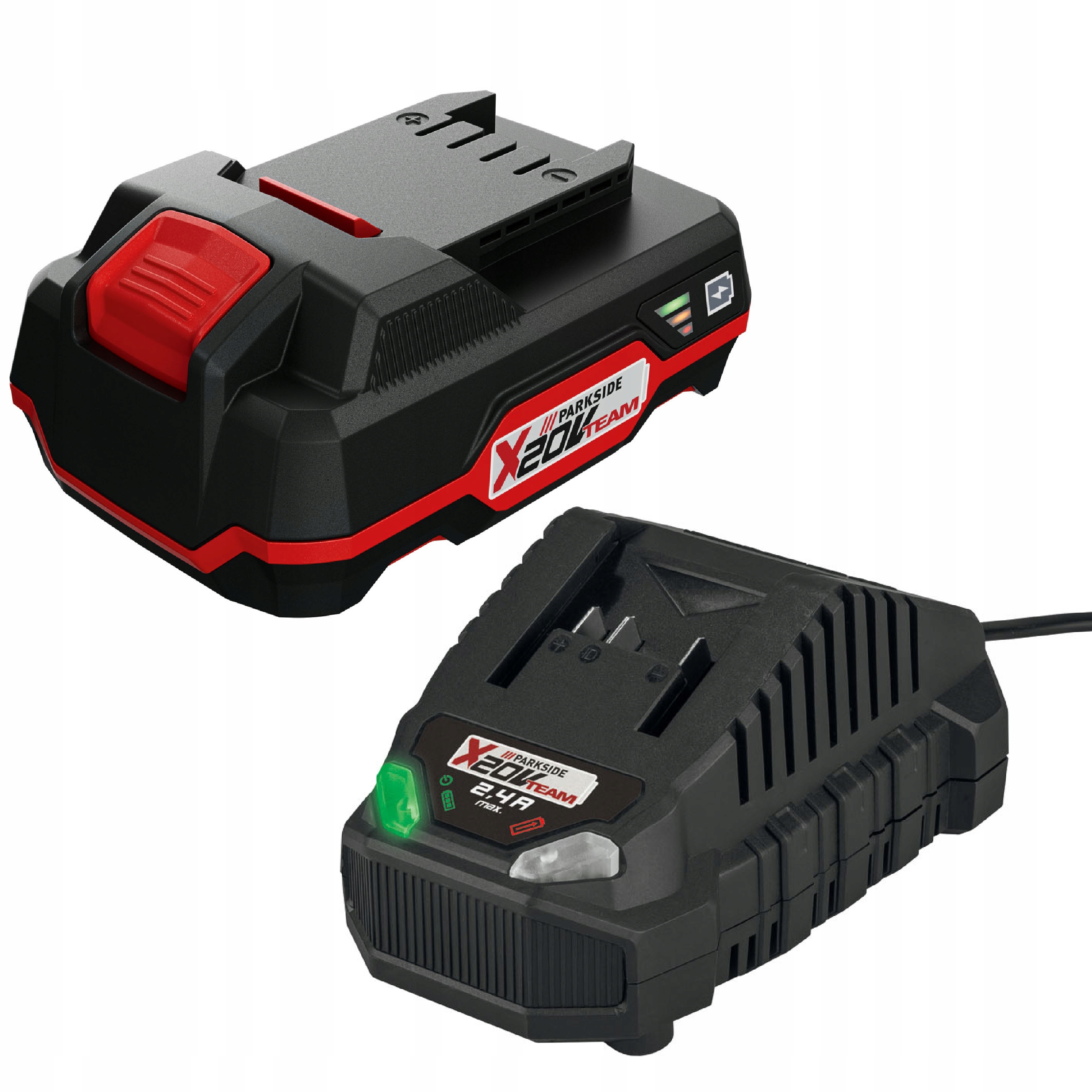 

Parkside Zestaw 20V akumulator 2Ah+ ładowarka 2,4A