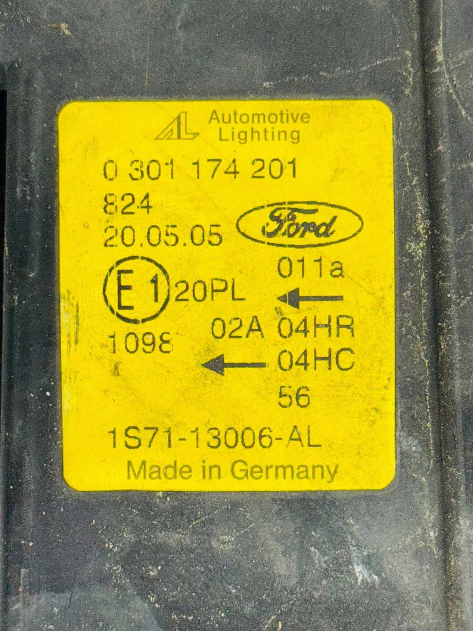 FORD MONDEO MK3 light left front 1S71-13006-AL