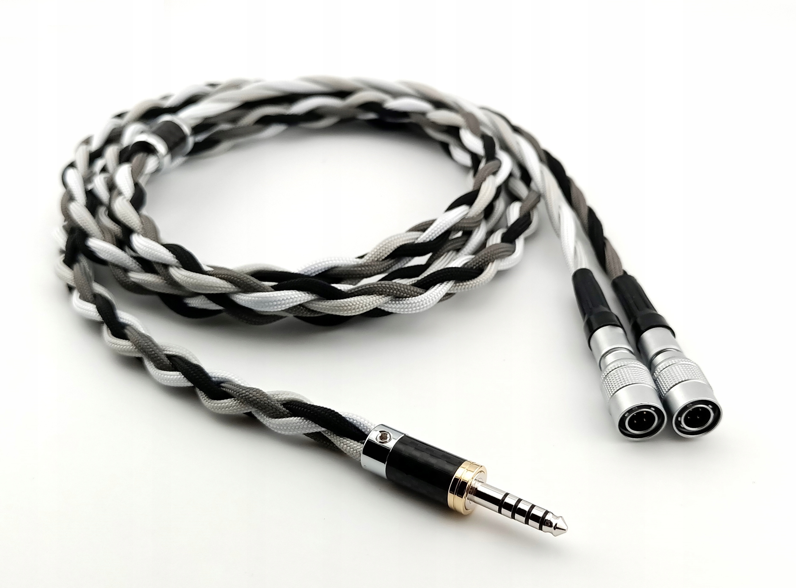 Ručne vyrobený vyvážený kábel pre Mr Speakers Dan Clark 4,4 mm