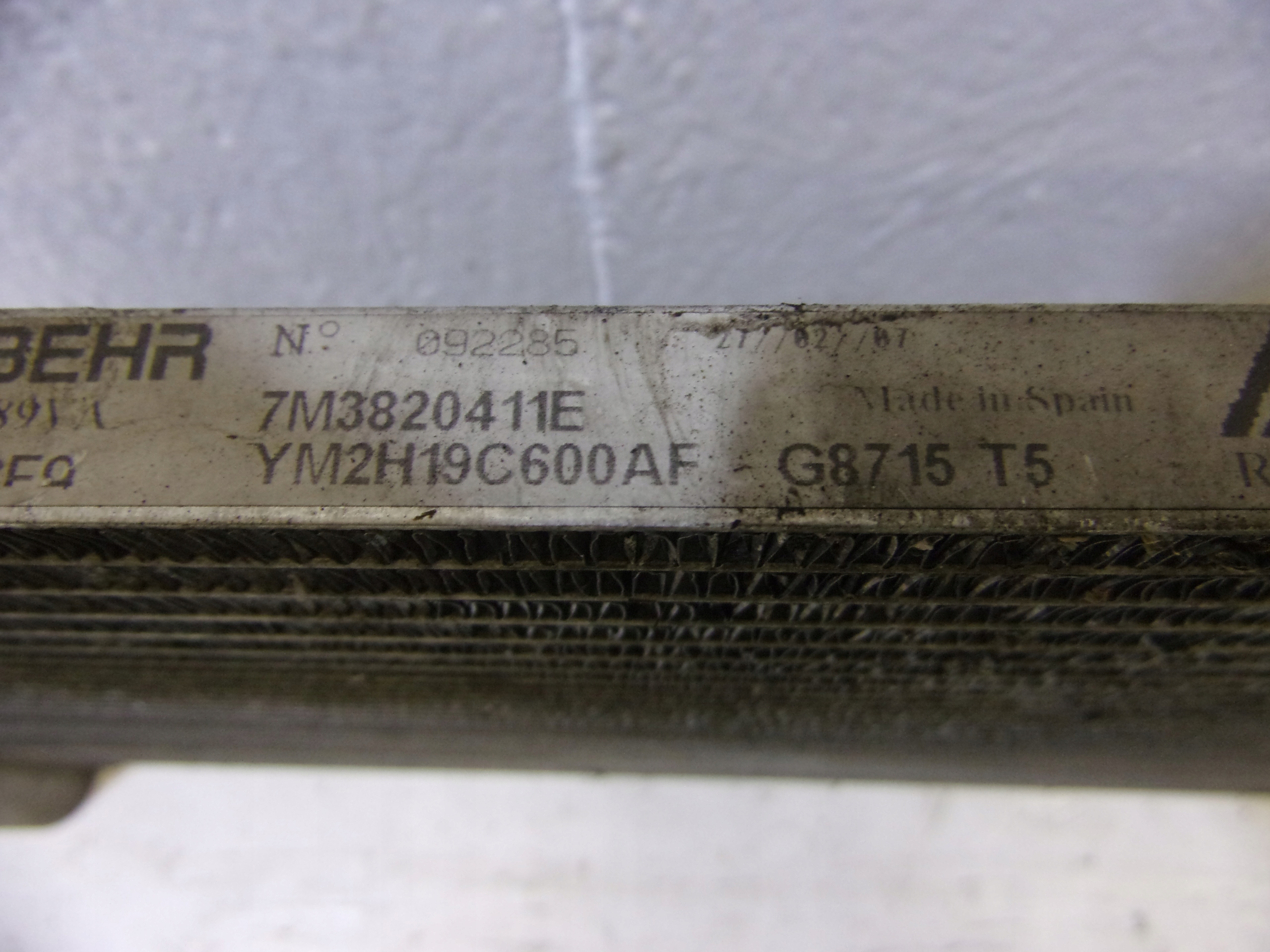 Radiateur climatisation FORD GALAXY MK1 LIFT 1.9 DCI 7M3820411E