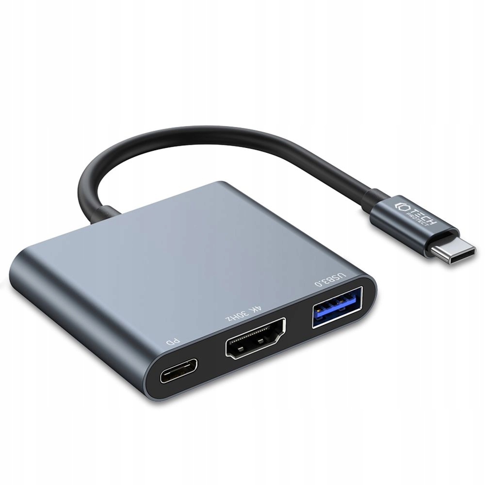Adapter Tech-protect V1-Hub 3 in 1 HDMI USB