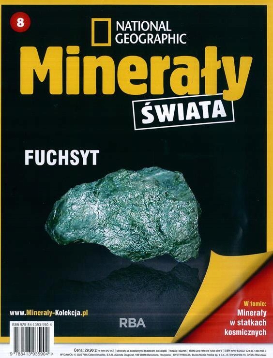 KOL. MINERAŁY ŚWIATA nr 8 - FUCHSYT